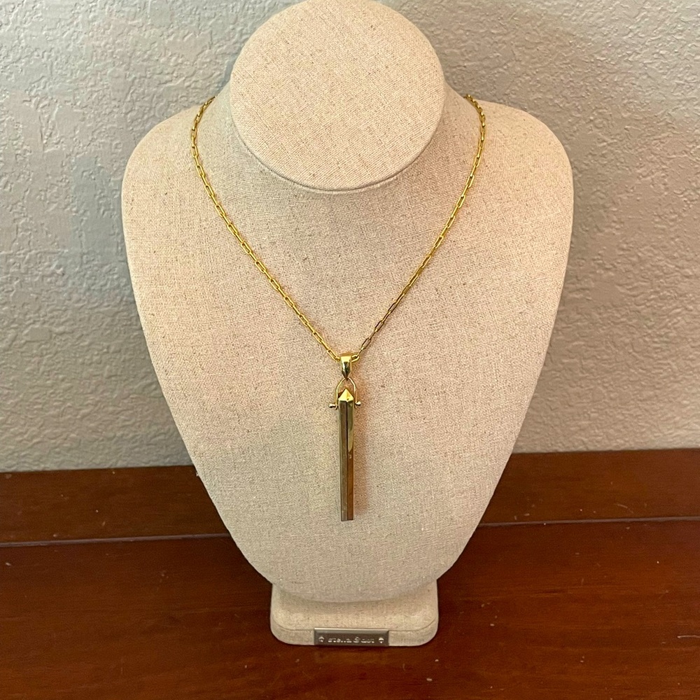 Golden Stella & Dot Pendant Necklace